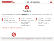 Tablet Screenshot of milistadenacimiento.com